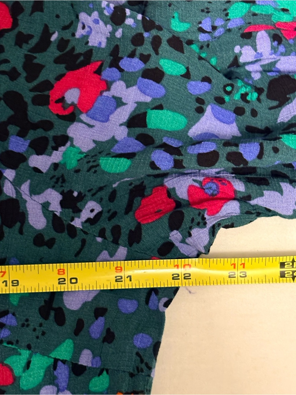 Floral Long Sleeve Midi Dress with Waist Tie - Picture 8 of 11